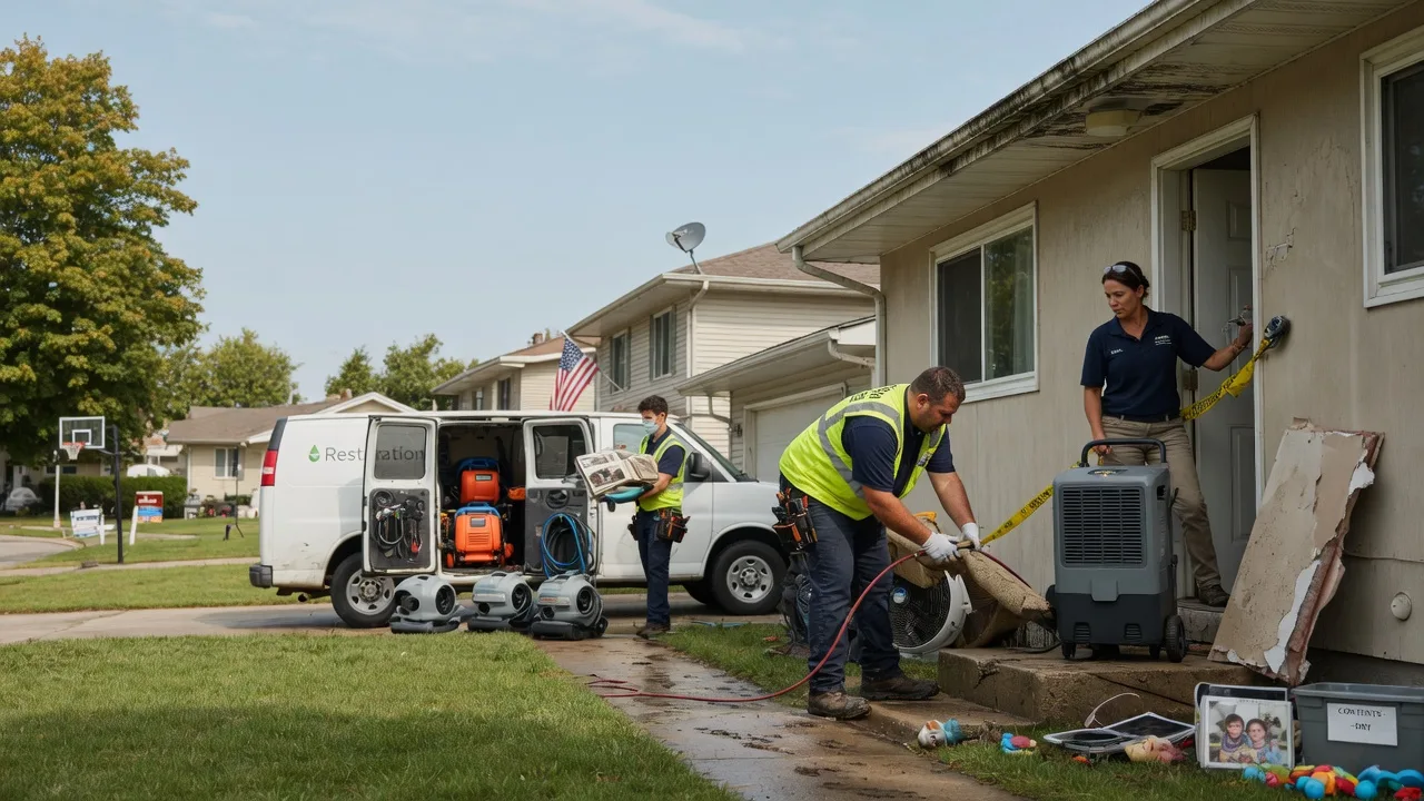 Water Damage Restoration in Dawson, IL near me